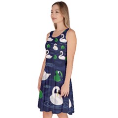 Knee Length Skater Dress With Pockets 