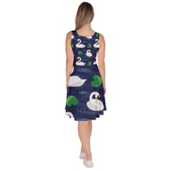 Knee Length Skater Dress With Pockets 