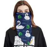 Swan-pattern-elegant-design Face Covering Bandana (Triangle)