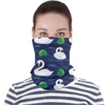 Swan-pattern-elegant-design Face Seamless Bandana (Adult)