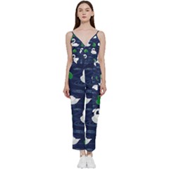 V-Neck Camisole Jumpsuit 