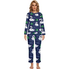 Womens  Long Sleeve Lightweight Pajamas Set 