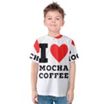 I love mocha coffee Kids  Cotton Tee