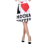 I love mocha coffee A-Line Skirt