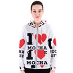 I love mocha coffee Women s Zipper Hoodie