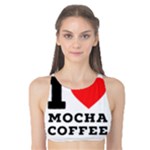 I love mocha coffee Tank Bikini Top