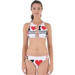 I love mocha coffee Perfectly Cut Out Bikini Set