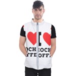 I love mocha coffee Men s Puffer Vest