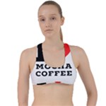 I love mocha coffee Criss Cross Racerback Sports Bra