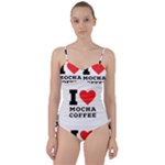 I love mocha coffee Sweetheart Tankini Set