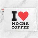 I love mocha coffee Canvas Cosmetic Bag (XXL)