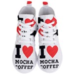 I love mocha coffee Women s Lightweight High Top Sneakers