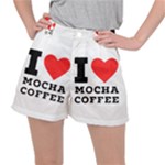I love mocha coffee Women s Ripstop Shorts