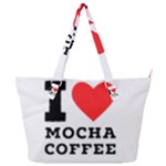 I love mocha coffee Full Print Shoulder Bag