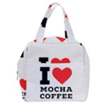 I love mocha coffee Boxy Hand Bag