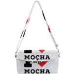 I love mocha coffee Removable Strap Clutch Bag