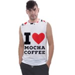 I love mocha coffee Men s Regular Tank Top