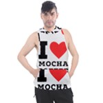 I love mocha coffee Men s Sleeveless Hoodie