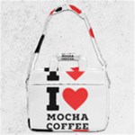 I love mocha coffee MacBook Pro 13  Shoulder Laptop Bag 