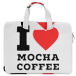 I love mocha coffee MacBook Pro 13  Double Pocket Laptop Bag