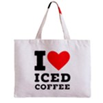 I love iced coffee Zipper Mini Tote Bag