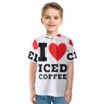 I love iced coffee Kids  Sport Mesh Tee