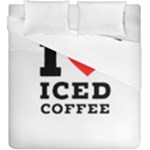 I love iced coffee Duvet Cover Double Side (King Size)