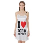 I love iced coffee Satin Night Slip