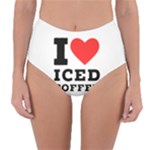 I love iced coffee Reversible High-Waist Bikini Bottoms