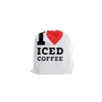 I love iced coffee Drawstring Pouch (XS)