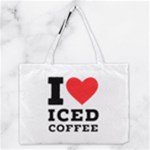 I love iced coffee Medium Tote Bag