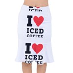 I love iced coffee Short Mermaid Skirt