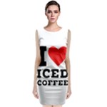 I love iced coffee Sleeveless Velvet Midi Dress