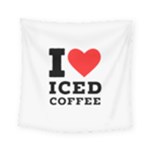 I love iced coffee Square Tapestry (Small)