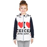 I love iced coffee Kids  Hooded Puffer Vest