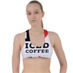 I love iced coffee Criss Cross Racerback Sports Bra