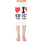 I love iced coffee Kids  Capri Leggings 