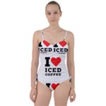 I love iced coffee Sweetheart Tankini Set