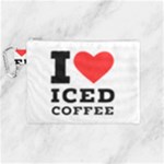 I love iced coffee Canvas Cosmetic Bag (Medium)