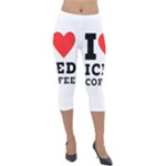 I love iced coffee Lightweight Velour Capri Leggings 