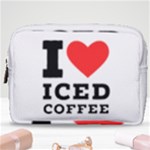 I love iced coffee Make Up Pouch (Medium)