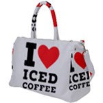 I love iced coffee Duffel Travel Bag