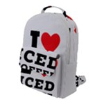 I love iced coffee Flap Pocket Backpack (Large)