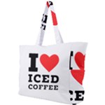 I love iced coffee Simple Shoulder Bag