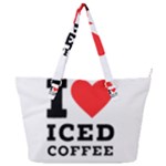 I love iced coffee Full Print Shoulder Bag