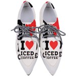 I love iced coffee Pointed Oxford Shoes