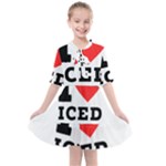 I love iced coffee Kids  All Frills Chiffon Dress