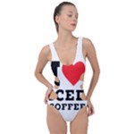 I love iced coffee Side Cut Out Swimsuit