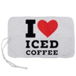 I love iced coffee Pen Storage Case (L)