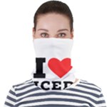 I love iced coffee Face Seamless Bandana (Adult)